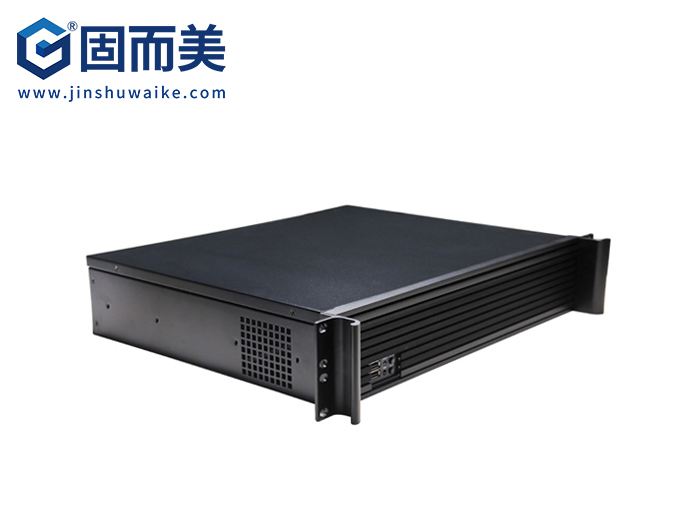 2u工控服務器機箱|拉絲鋁面板機箱定制